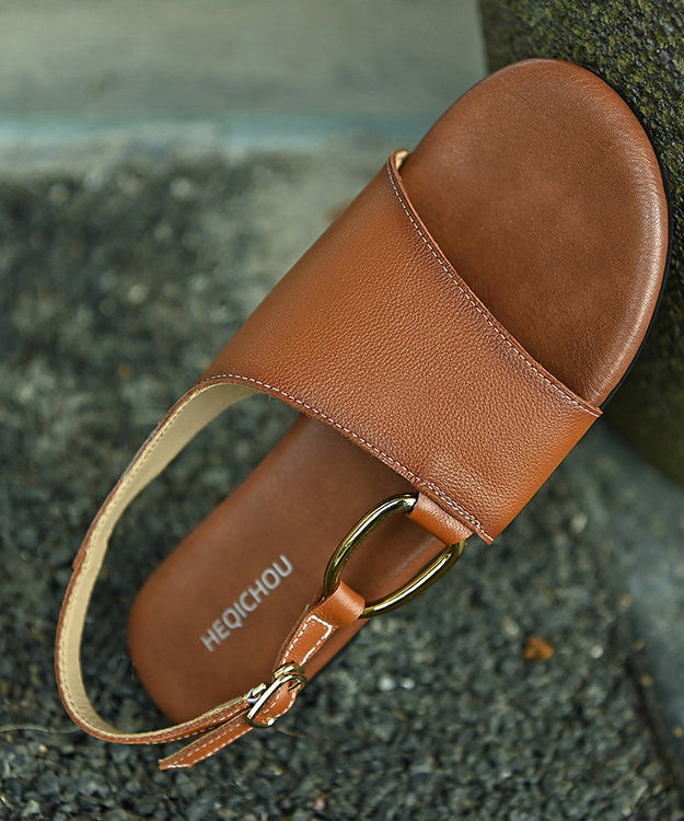 Sandales plates pour femmes style randonnée 1