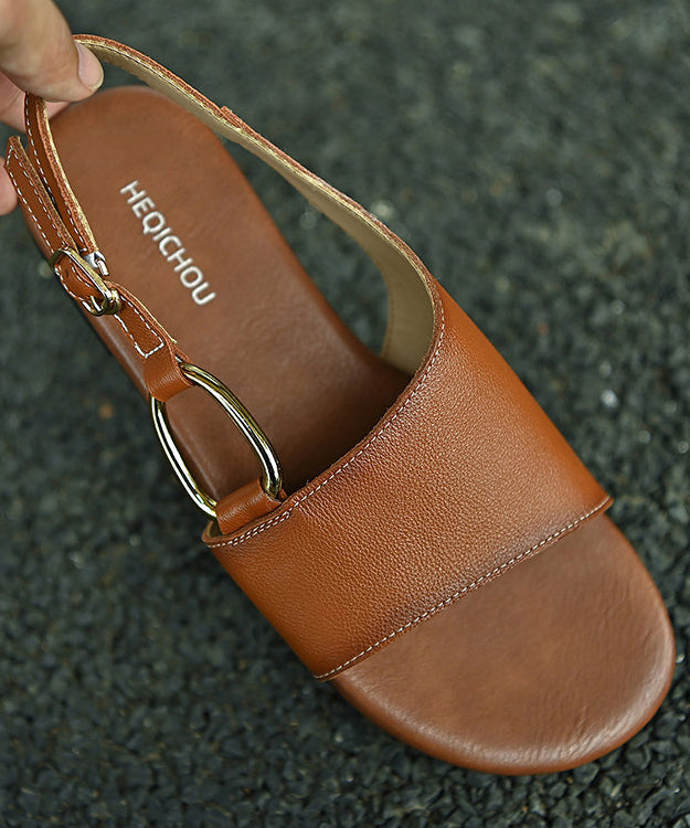 Sandales plates pour femmes style randonnée 2