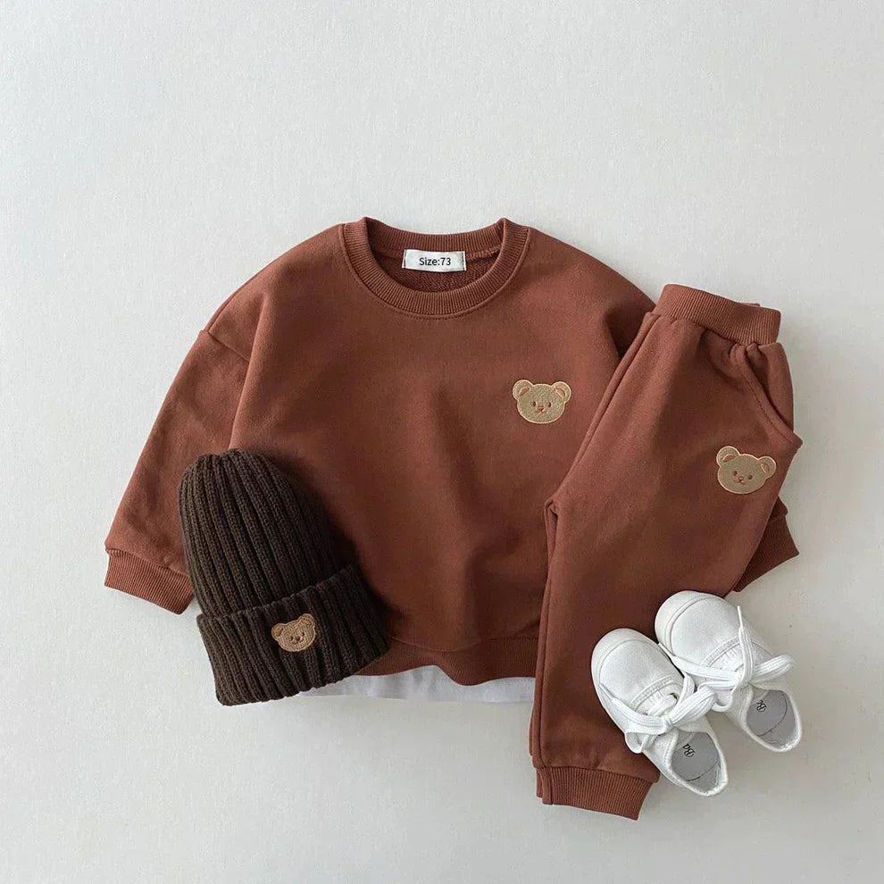 Variant image for Ensemble de Vêtements pour Bébé Manches Longues Confortable Coton-1