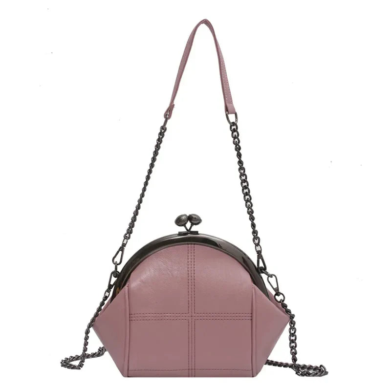Sac Bandoulière Femme Élégant Détail de Chaîne PU 4