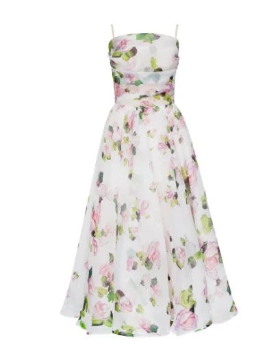 Robe Femme Asymétrique Imprimée 100% Polyester Chic-5