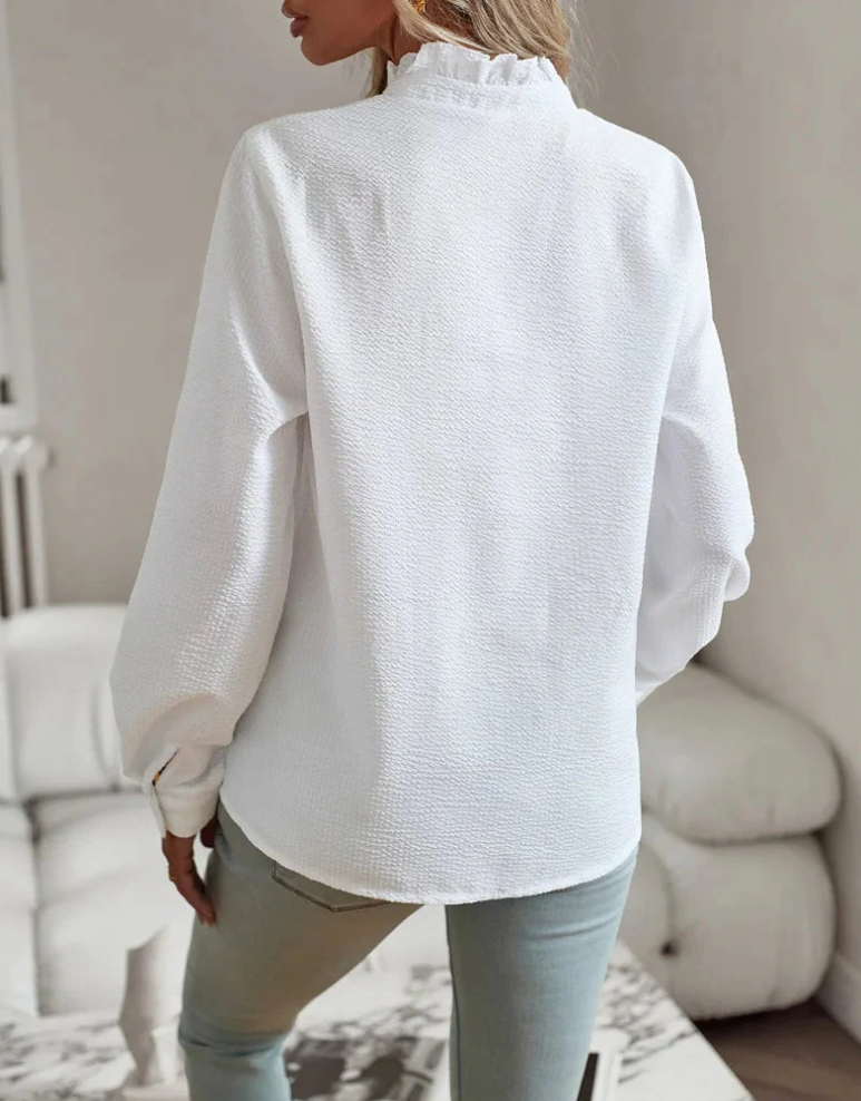 Chemisier Femme Chic Polyvalent 100% Polyester Élégant-6
