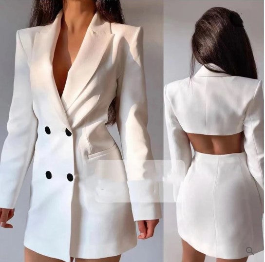 Variant image for Robe Femme de Soirée Élégante Coupe Ajustée en Polyester-1