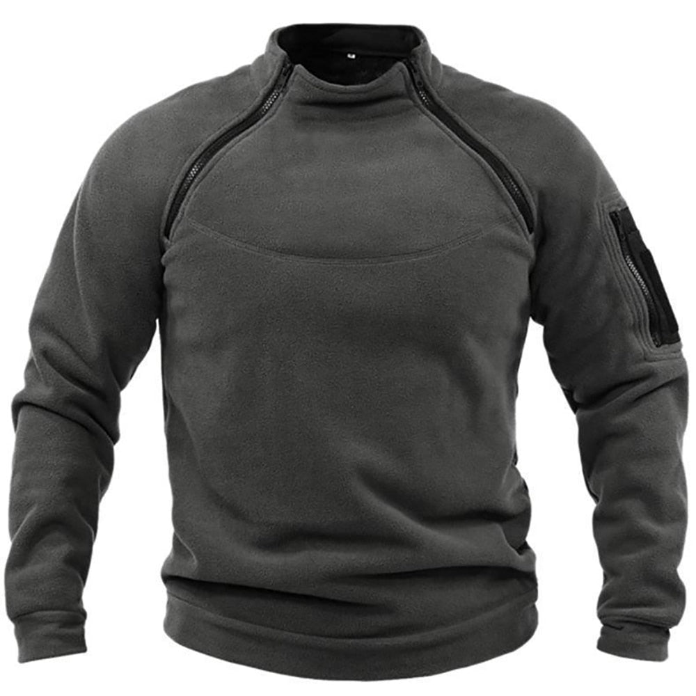 Gilet de Chasse Tactique Homme Résistant en Tissu avec Doublure en Toison 2