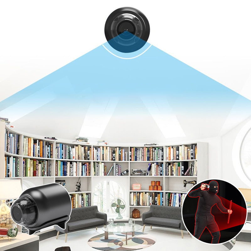 Caméra de Surveillance Sans Fil 1080P HD Wifi Compacte Discrète-1