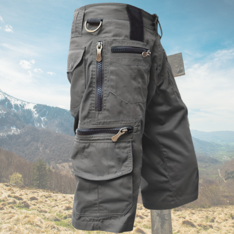Short Cargo Homme Pratique avec Poches Fonctionnelles 3