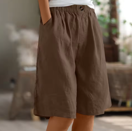 Short Femme Confort Décontracté Mi-Cuisse 12