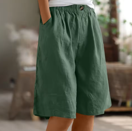 Short Femme Confort Décontracté Mi-Cuisse 8