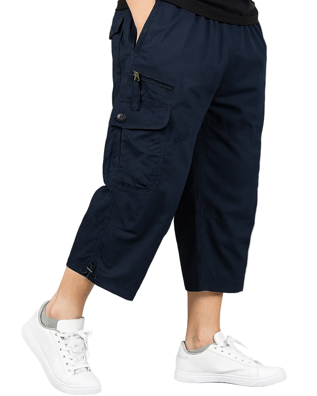 Shorts Pour Hommes Cargo Décontractés Avec Poches Fonctionnelles 0