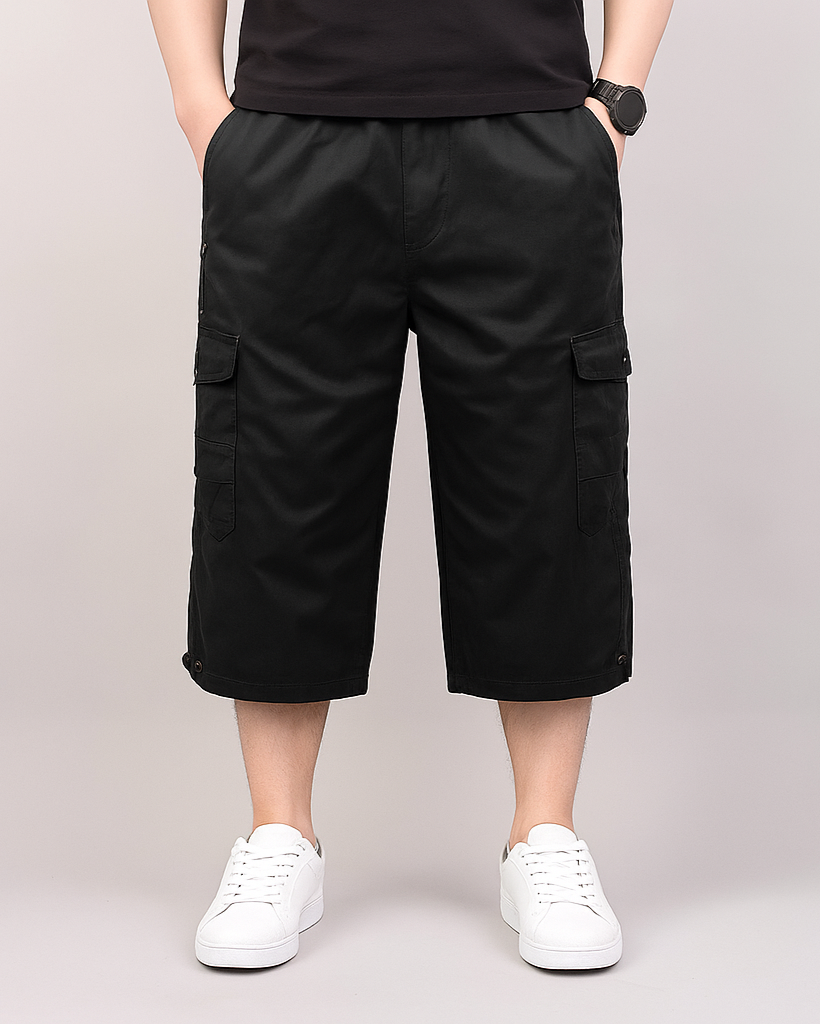 Shorts Pour Hommes Cargo Décontractés Avec Poches Fonctionnelles 4