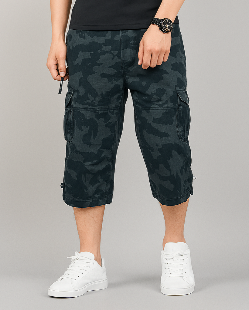 Shorts Pour Hommes Cargo Décontractés Avec Poches Fonctionnelles 6