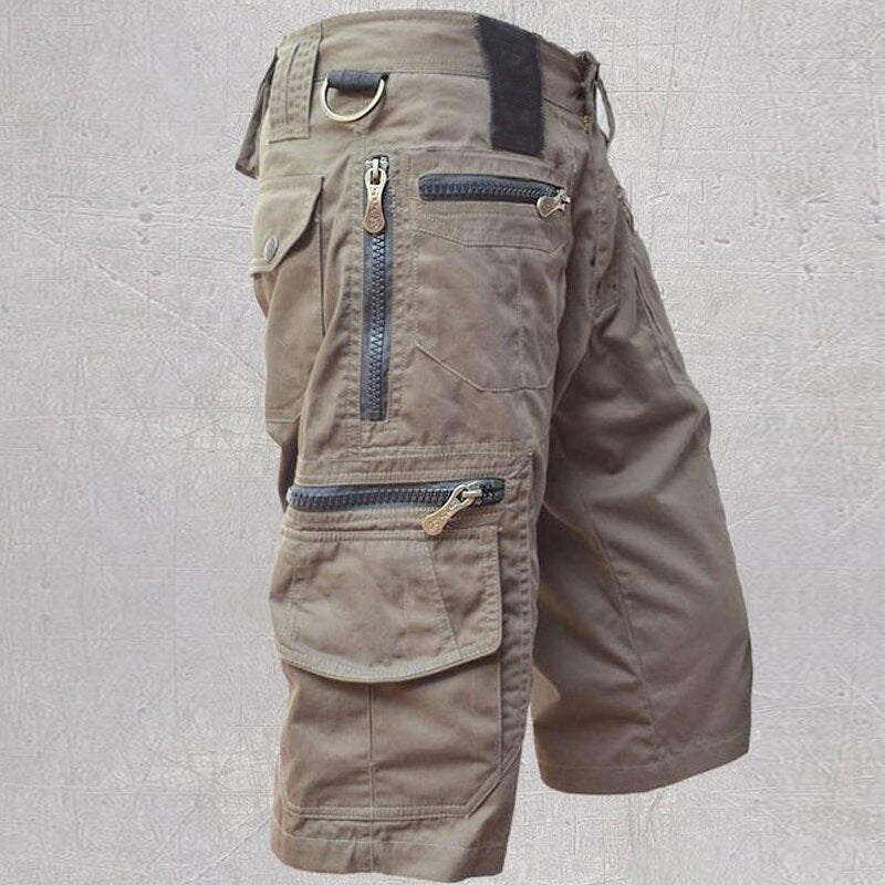 Shorts Pour Hommes Multifonctionnels en Coton Respirant 2