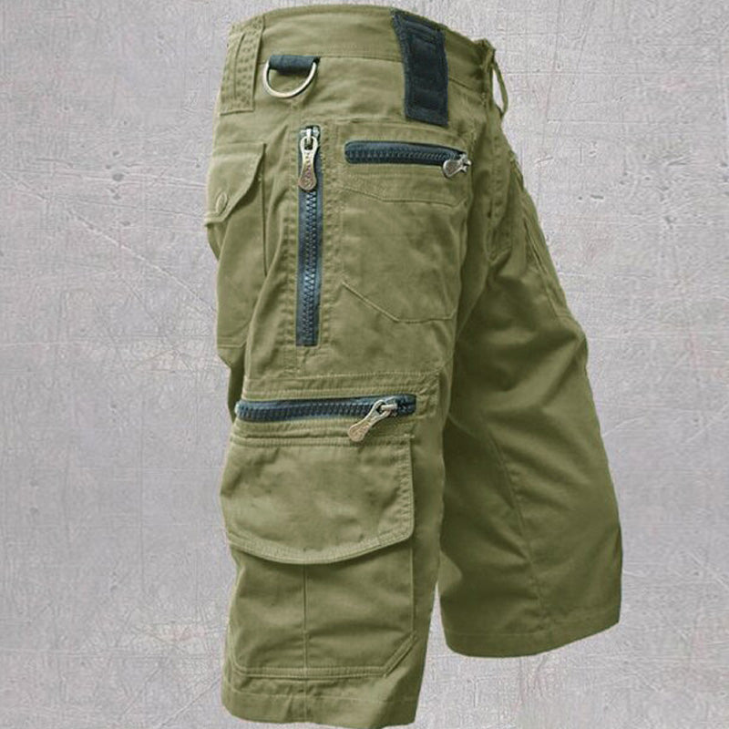 Shorts Pour Hommes Multifonctionnels en Coton Respirant 4