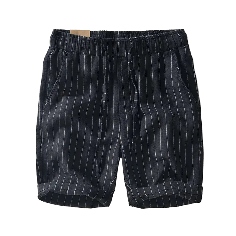Shorts pour hommes décontractés à rayures 1