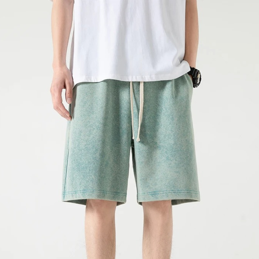 Shorts pour hommes en coton doux avec cordon de serrage 2