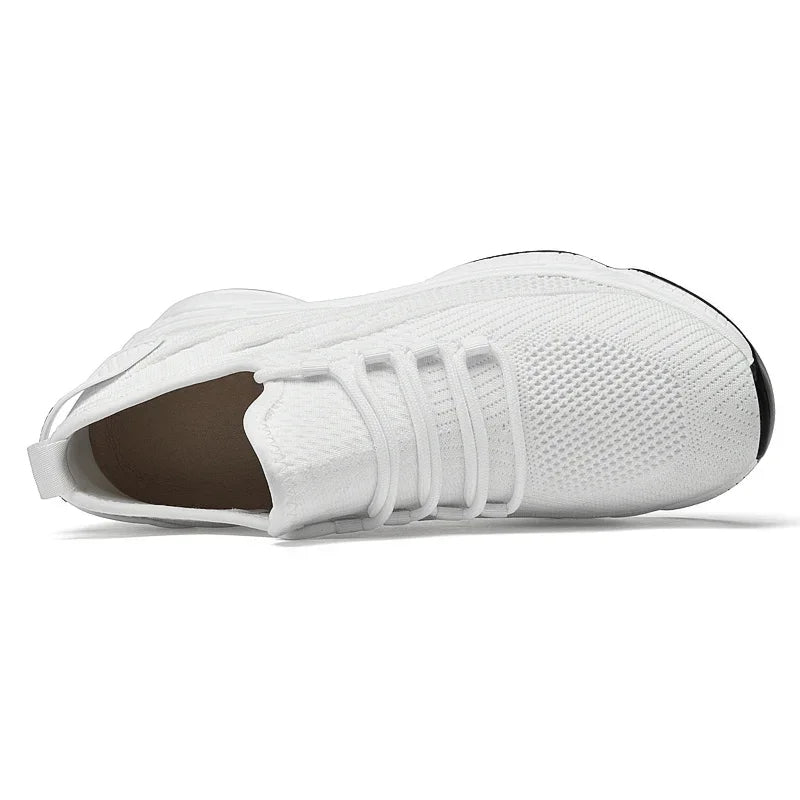 Sneakers Homme Élégants Cuir PU avec Élévation Cachée 5