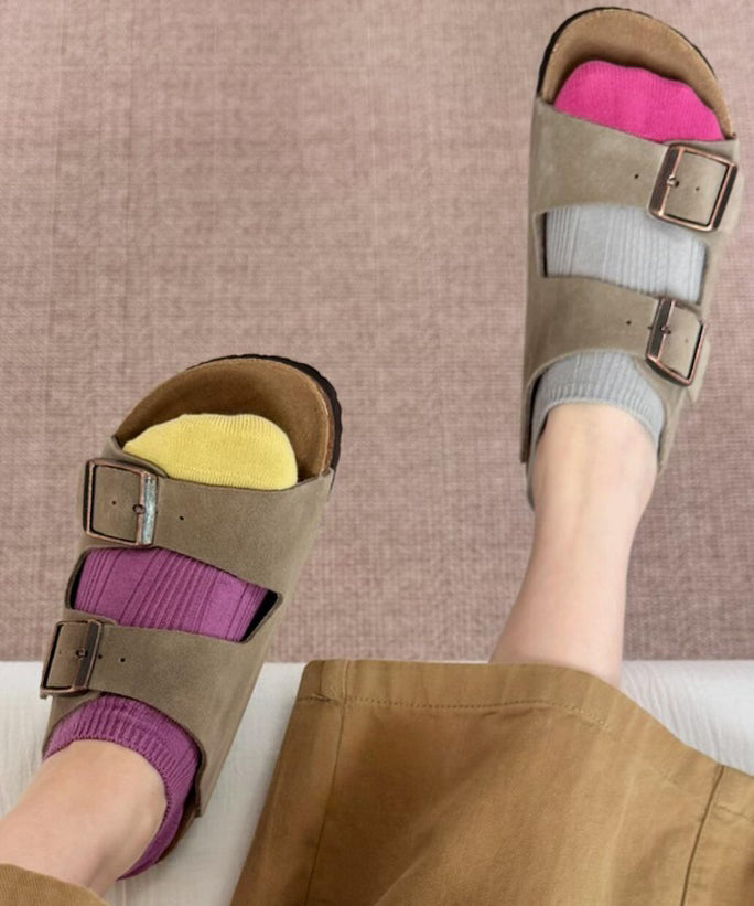 Socquettes d'été pour femme style contrastant 2