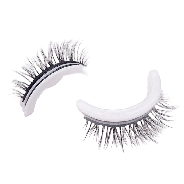Variant image for Faux Cils Naturels Réutilisables Autocollants Légers et Confortables Fibres Synthétiques-1