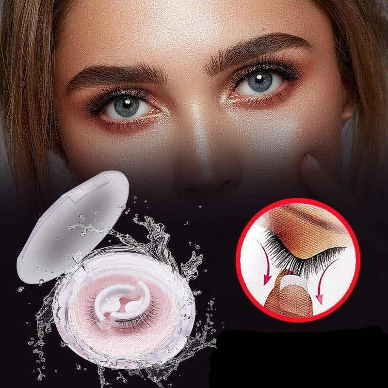 Faux Cils Naturels Réutilisables Autocollants Légers et Confortables Fibres Synthétiques-1