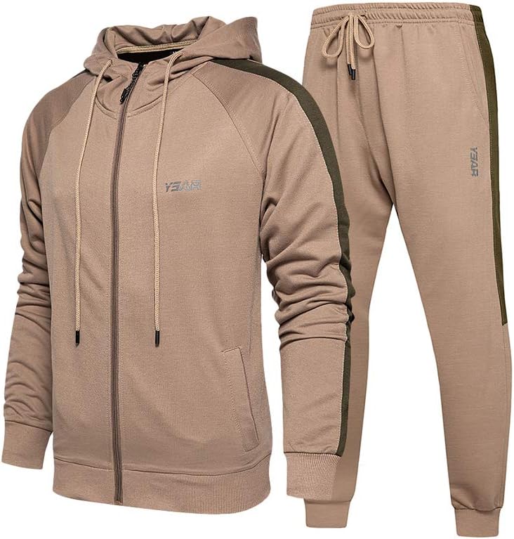 Survêtement Homme Sportif Automne Ensemble Pratique et Confortable 5