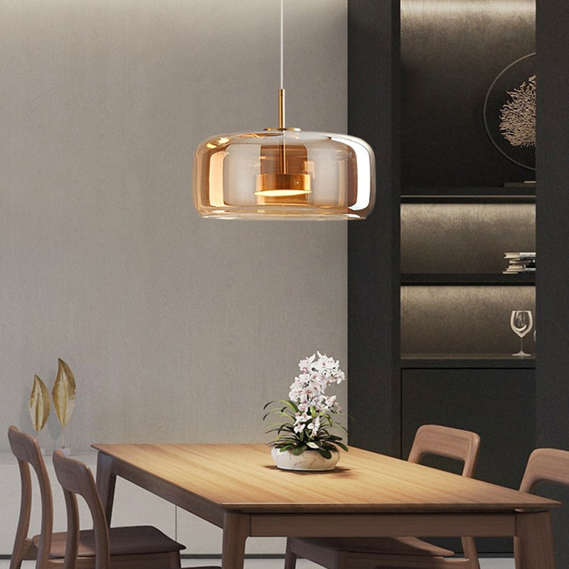Suspension Luminaire AuraGlass Design Rétro 9