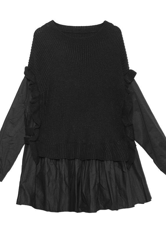 Sweat-shirt Femme Col Rond Style Automnal 4