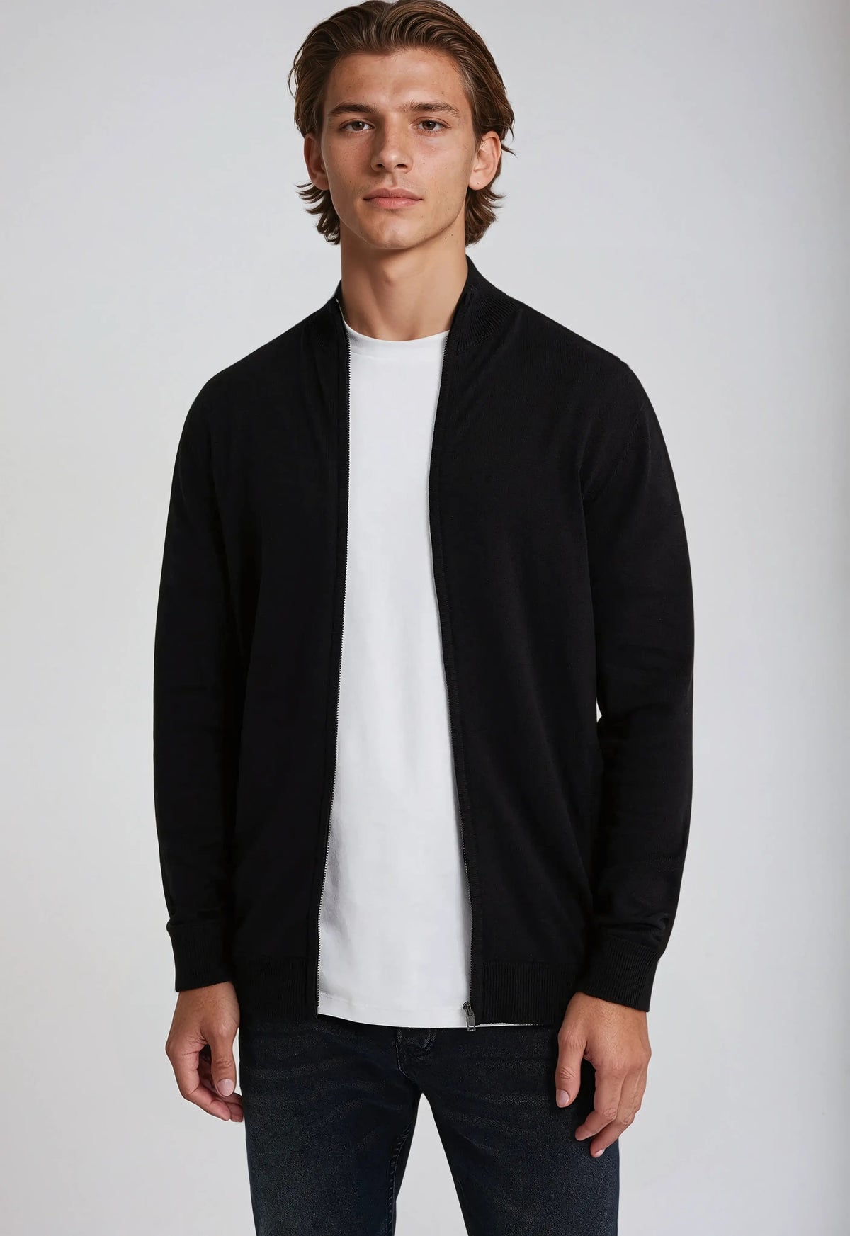 Sweat-shirt pour Hommes à Glissière Complète 3