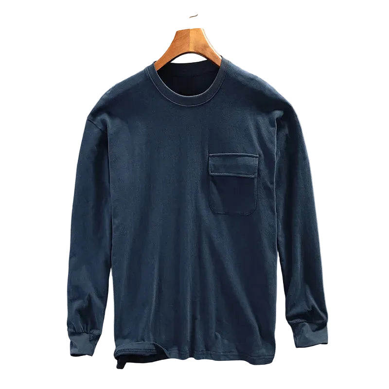 Sweat Shirt Homme Capuche avec Poche Poitrine Décontracté 0