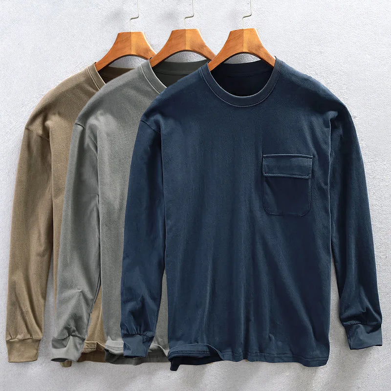 Sweat Shirt Homme Capuche avec Poche Poitrine Décontracté 3