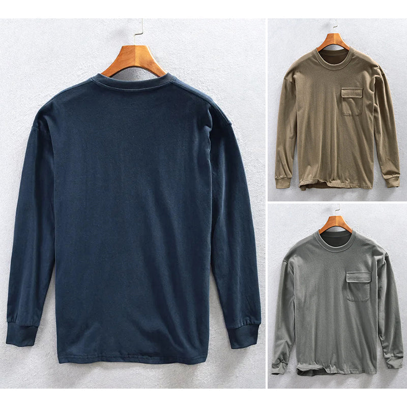 Sweat Shirt Homme Capuche avec Poche Poitrine Décontracté 6