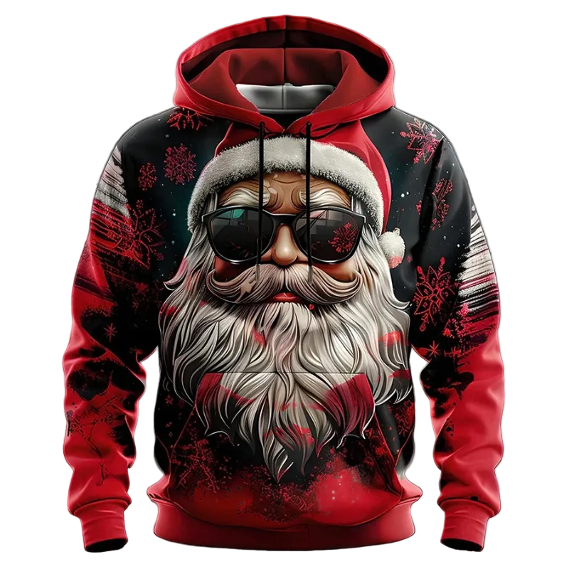 Sweat à Capuche Hiver Festif 0
