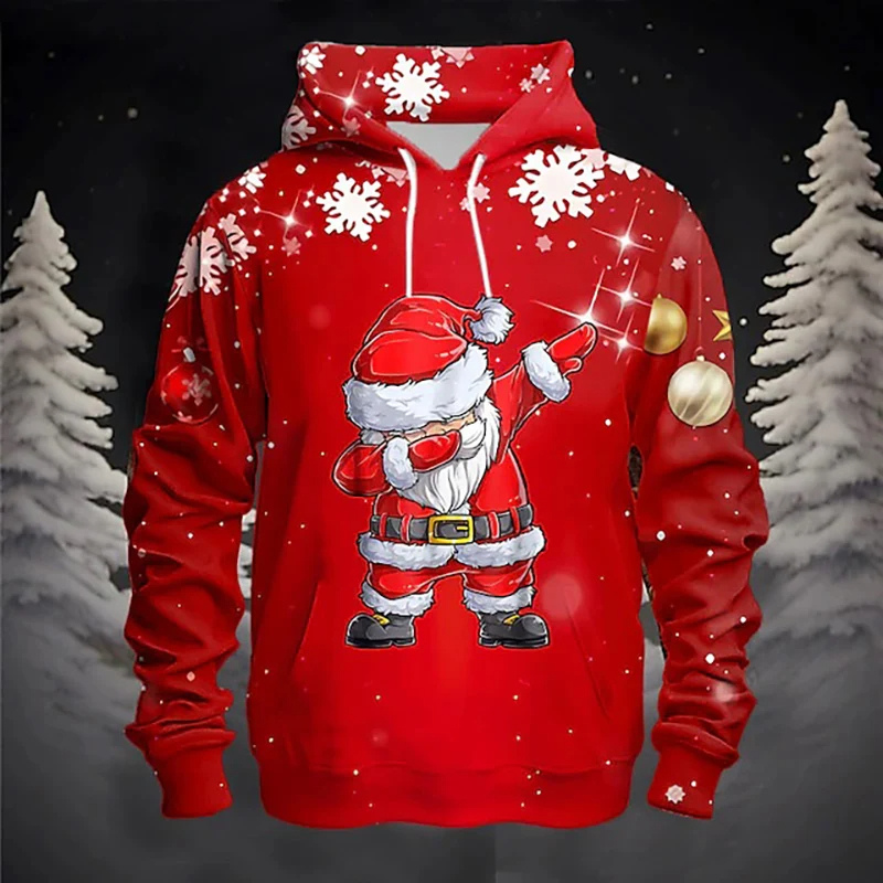 Sweat à Capuche Hiver Festif 2