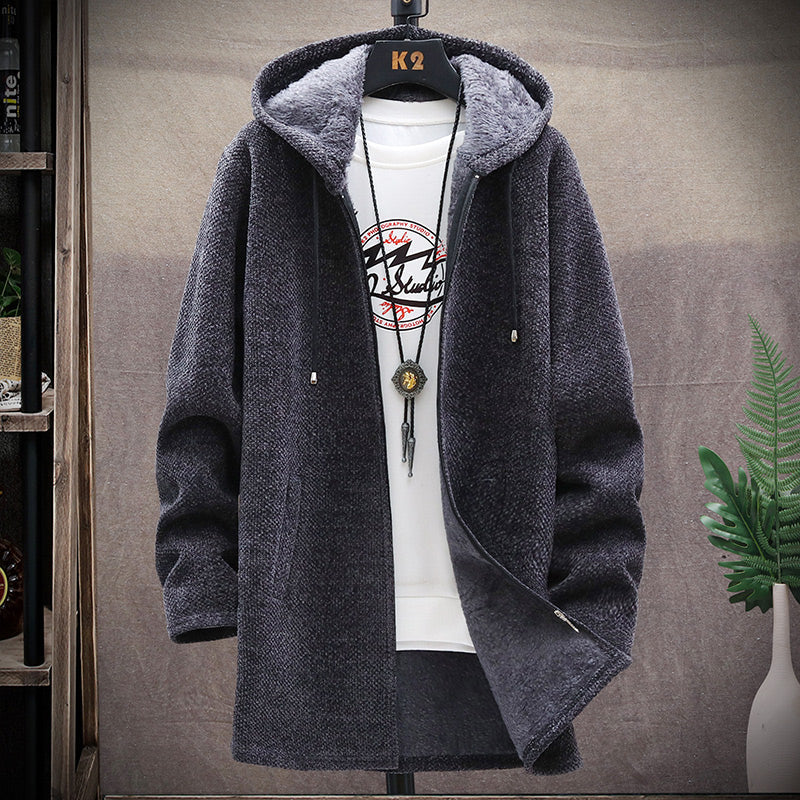 Sweat à Capuche Zippé Oversize pour Homme 4