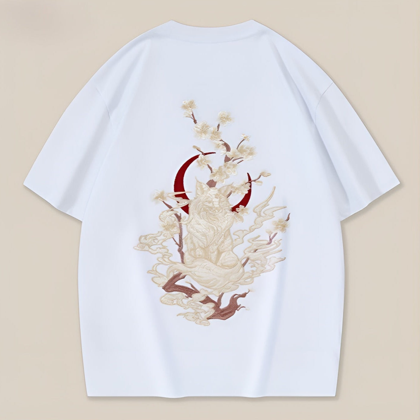 T-shirt Oversize Femme Brodé 0