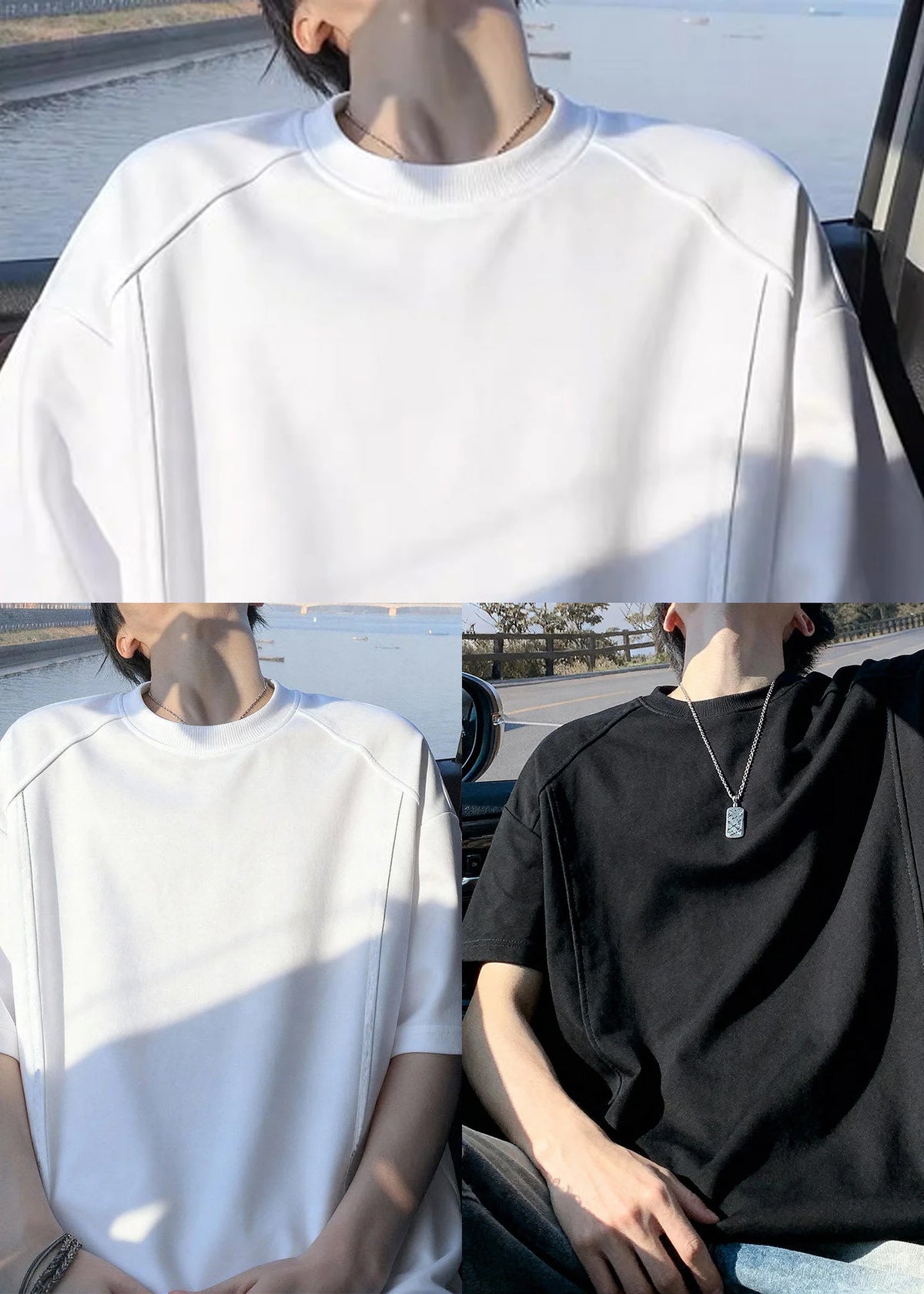T Shirt Homme Oversize Graphique Manches Courtes Casual 4