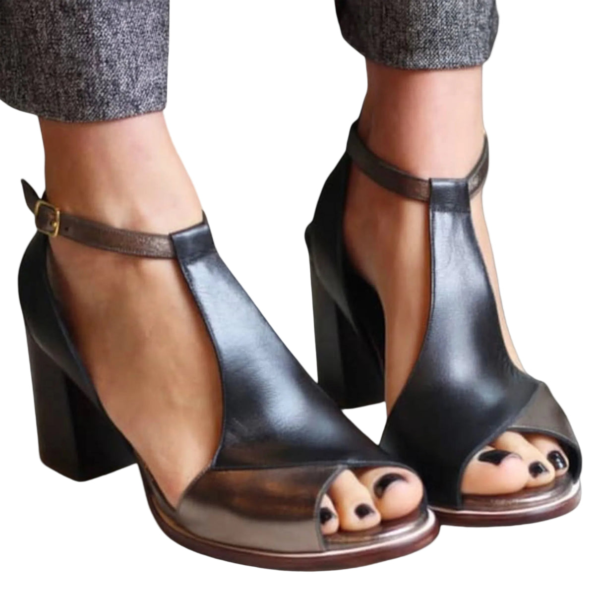 Talons Femmes à Bride en T 0
