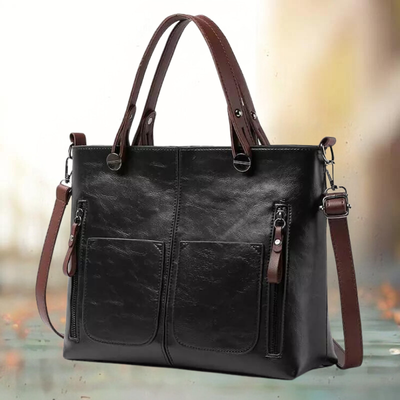Sac à main femme en cuir élégant et spacieux avec bandoulière ajustable 2