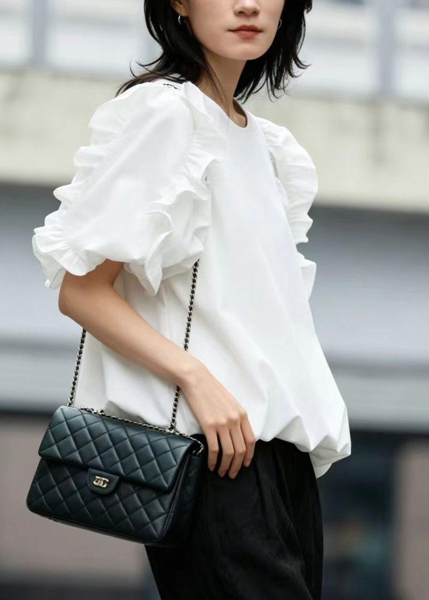 Top Blanc Femme à Volants Style Estival 3