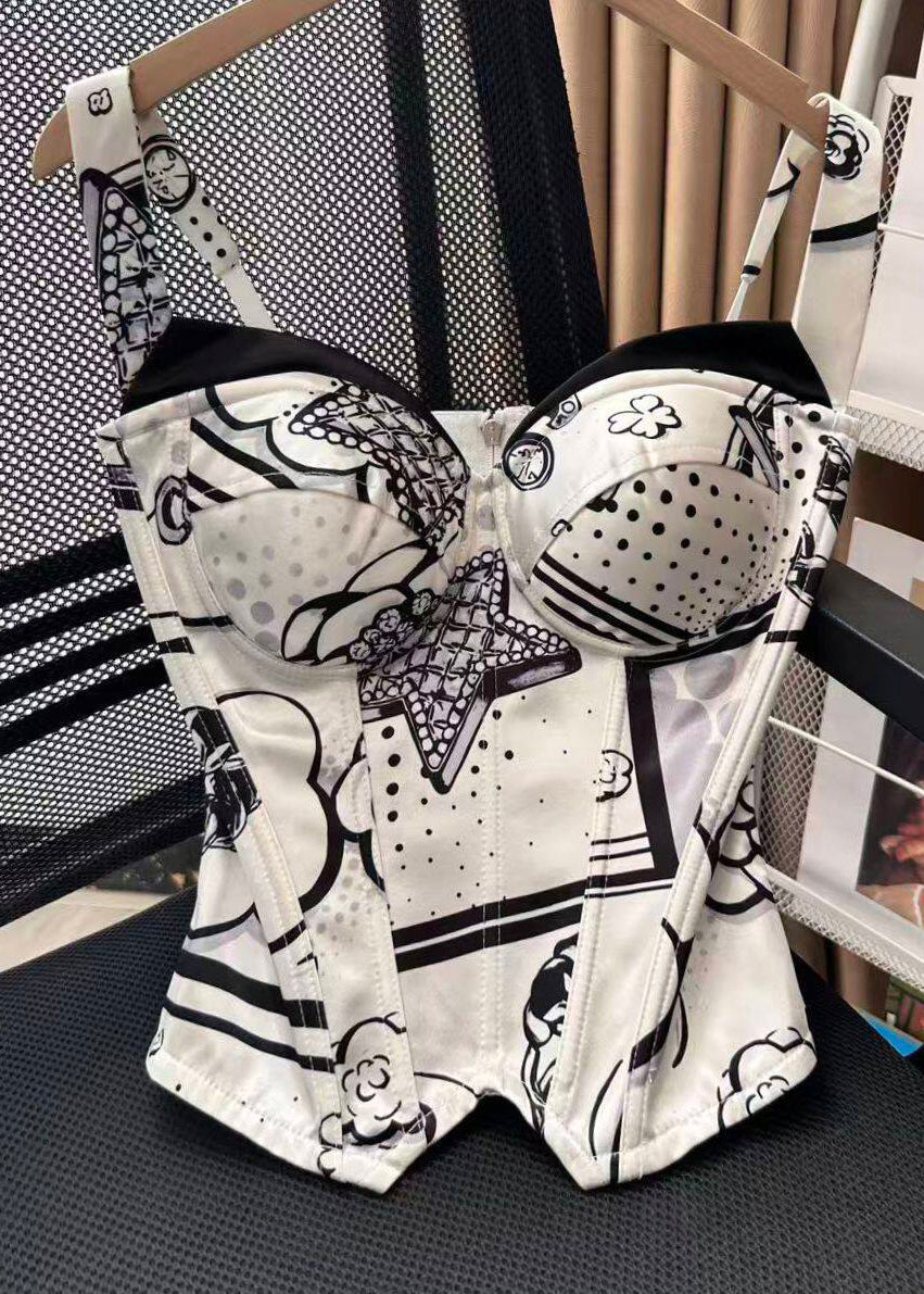 Top Caraco Femme Style Boho à Fermeture Éclair 0