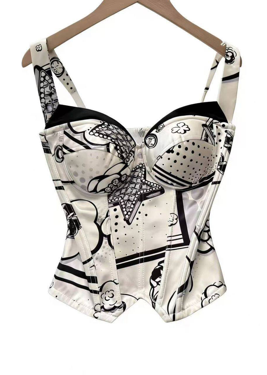 Top Caraco Femme Style Boho à Fermeture Éclair 4