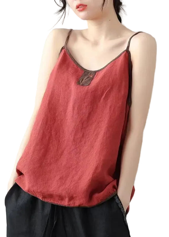 Top Femme Bretelles Spaghetti Coupe Ample Été 0
