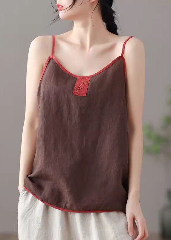 Top Femme Bretelles Spaghetti Coupe Ample Été 3