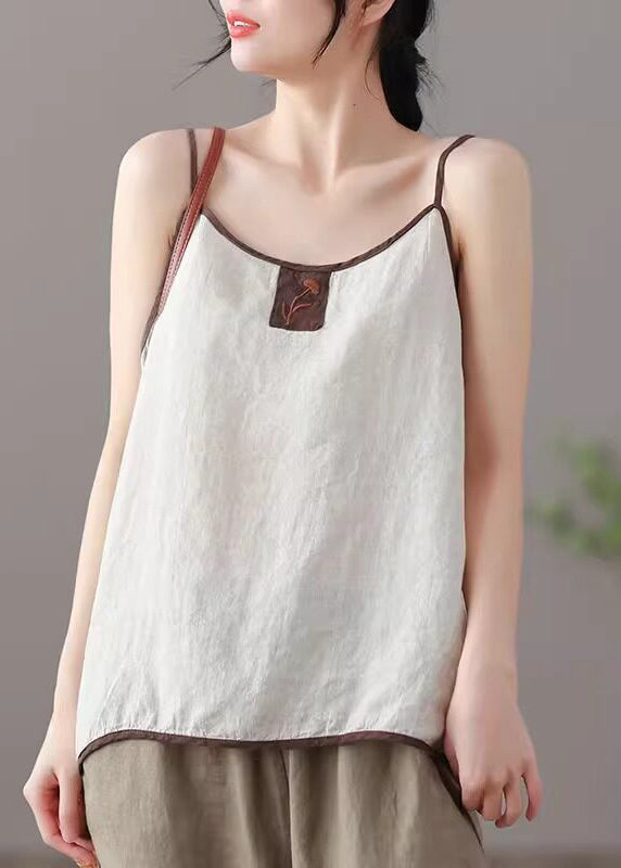 Top Femme Bretelles Spaghetti Coupe Ample Été 4