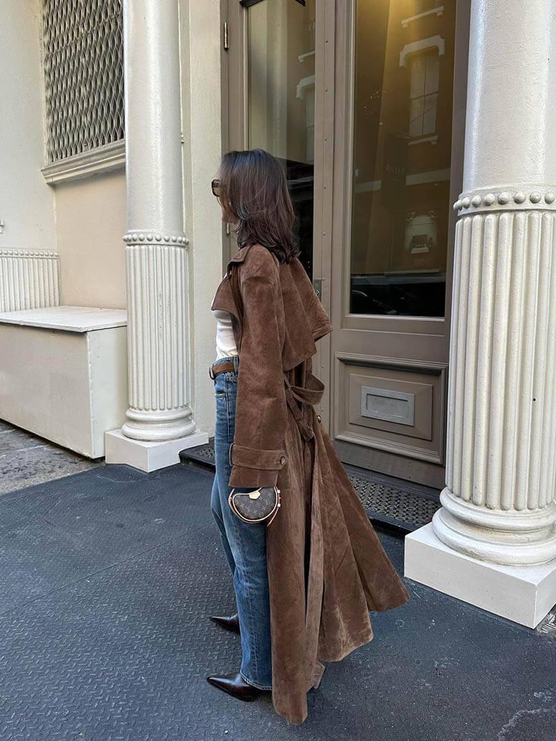 Trench-coat Femme Ajusté Chic 2
