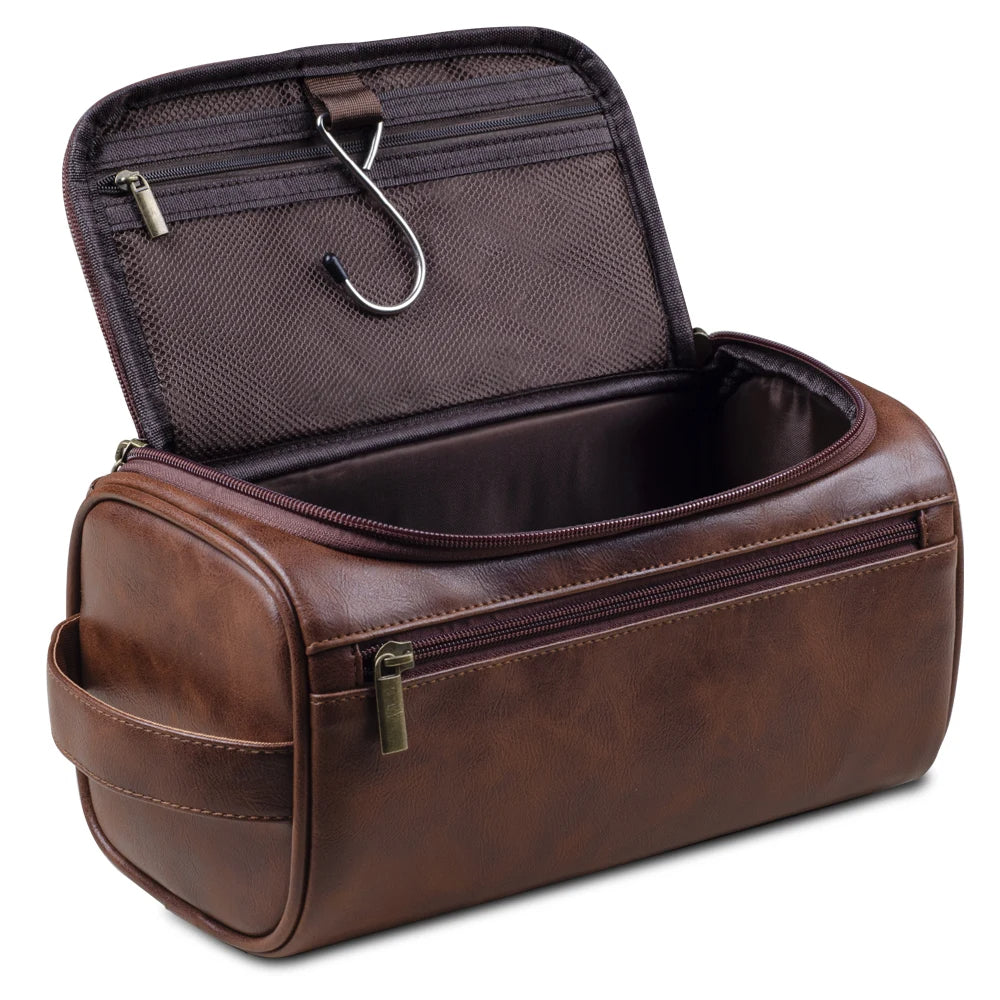 Trousse de Toilette en Cuir Classique pour Voyage 0