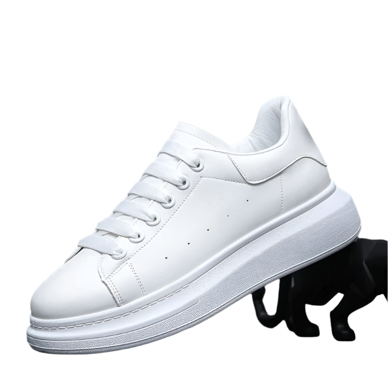 Baskets Homme Urbaines Cuir et Textile Confortables 1