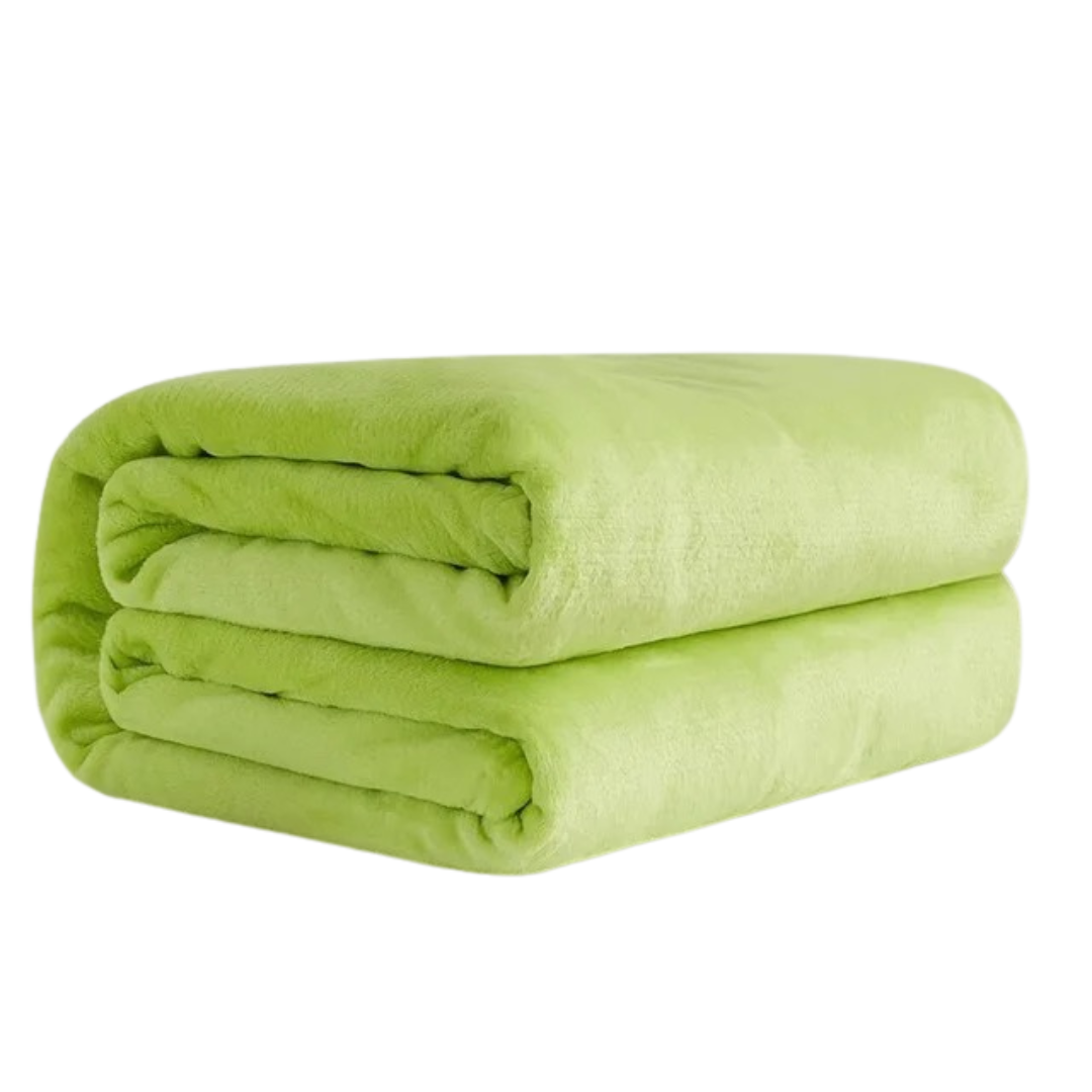 Couverture de flanelle en polaire corail
