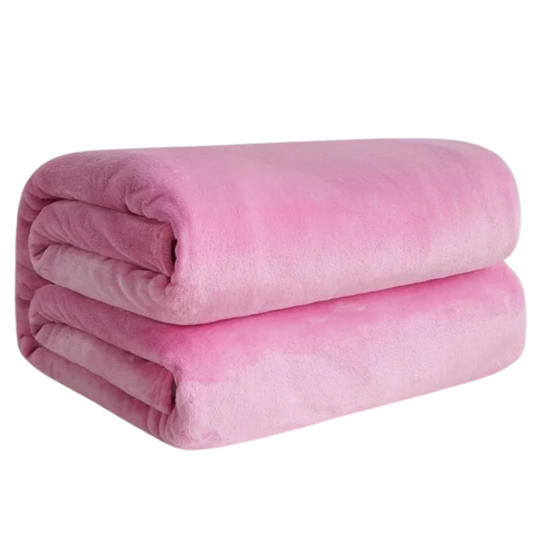 Couverture de flanelle en polaire corail