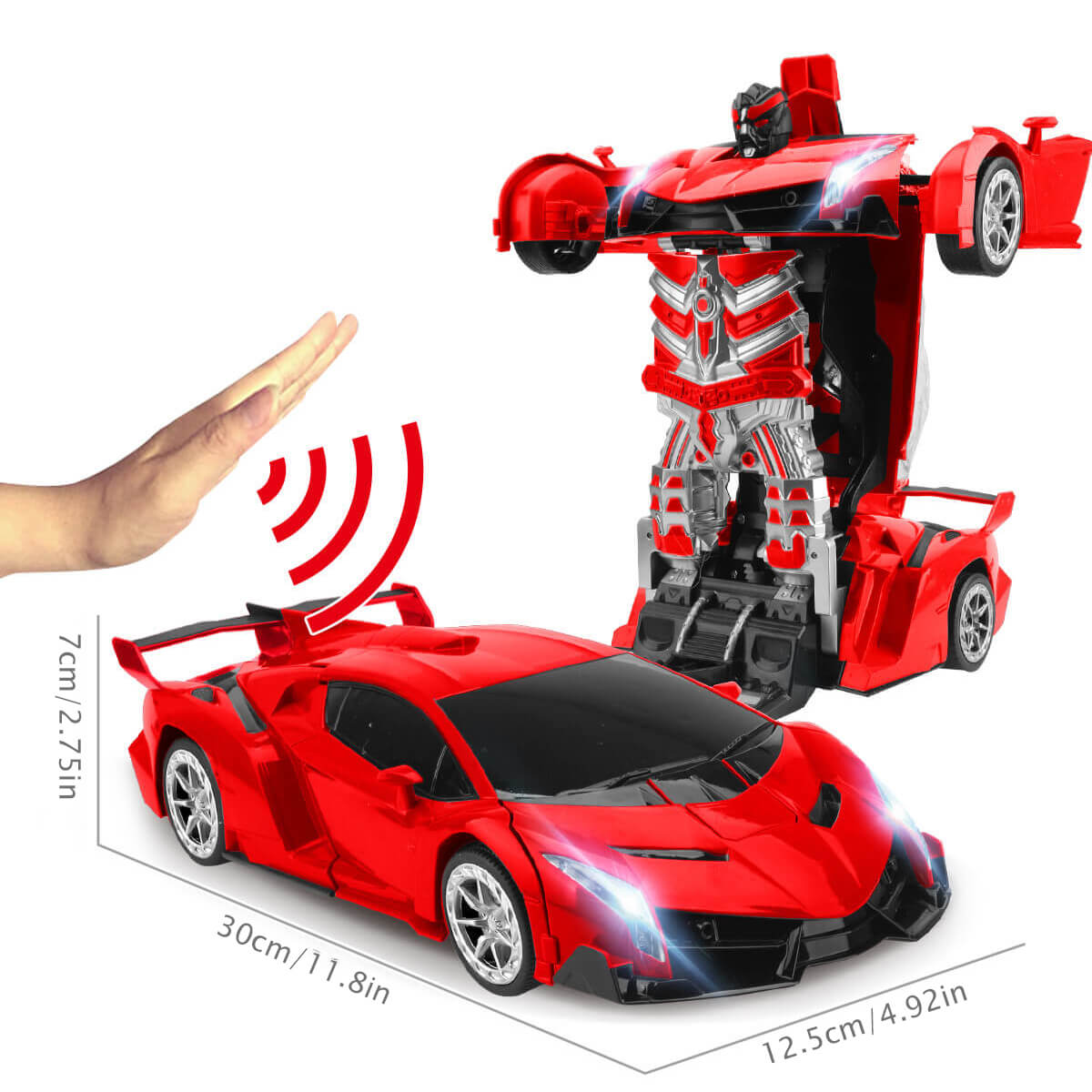 Véhicule Télécommandé 2 en 1 Transformable 2