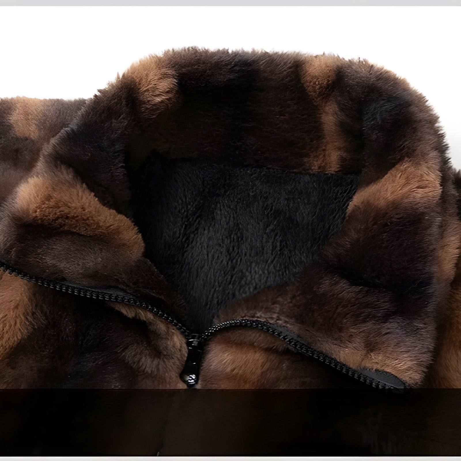 Veste Bomber Rétro en Fausse Fourrure 4